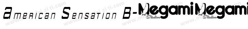 American Sensation B字体转换